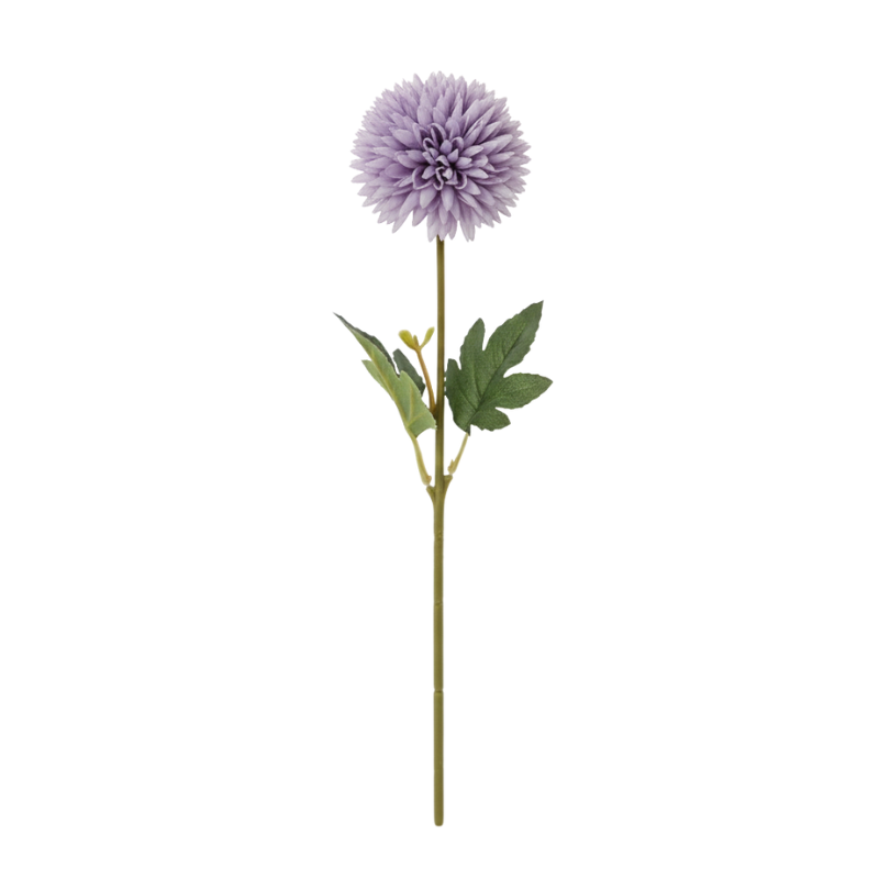 Fleur Artificielle Violet En Bouquet Avec Pompon Dense, fleur artificielle violet décorative