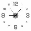 Grande Horloge Murale Autocollante Design