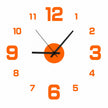Grande Horloge Murale Autocollante Design