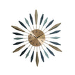 Grande Horloge Murale Design Artistique En Métal, Grande Horloge Murale 