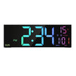 Grande Horloge Murale LED Moderne Avec Chiffres Lumineux