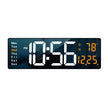 Grande Horloge Murale Numérique LED Avec Télécommande