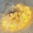 Guirlande LED Boules Blanches Ambiance Féérique, Guirlande Lumineuse