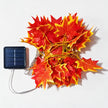 Guirlandes Solaires Feuilles D’Érable LED