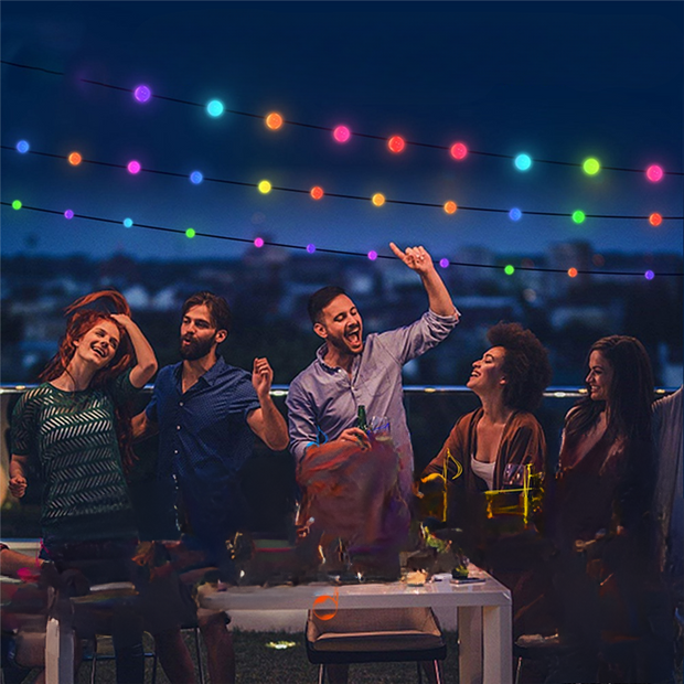 Guirlandes Connectées LED Multicolores, Guirlande Lumineuse