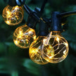 Guirlandes Guinguette Extérieur Solaire LED, Guirlande Lumineuse 