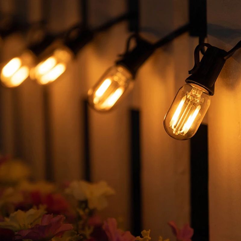 Guirlandes Guinguette Rétro LED, Guirlandes Lumineuses 