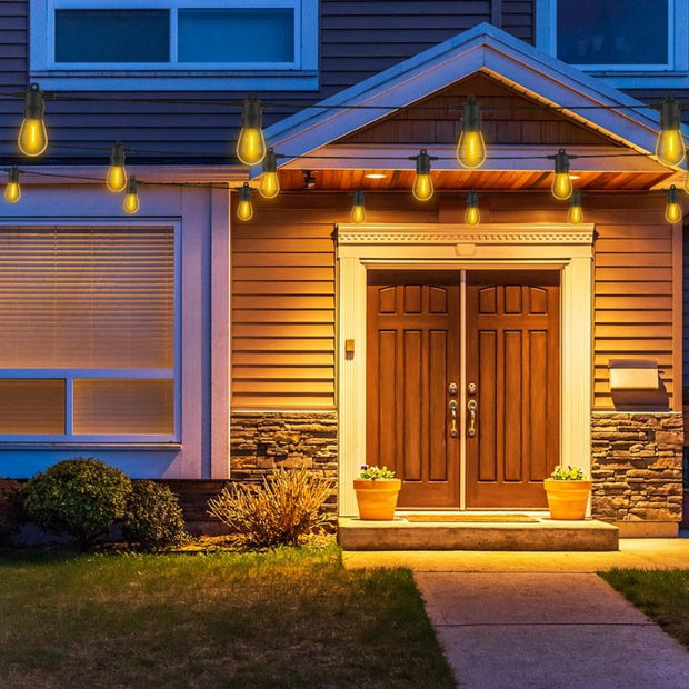 Guirlandes Guinguette Solaires Style Rétro, Guirlandes Lumineuses 