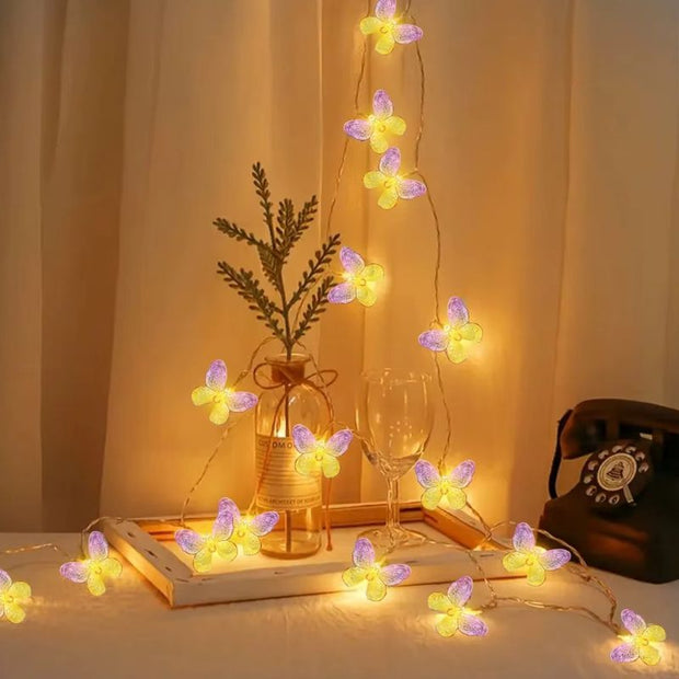 Guirlandes LED Papillon Lumineuse, Guirlande Lumineuse 