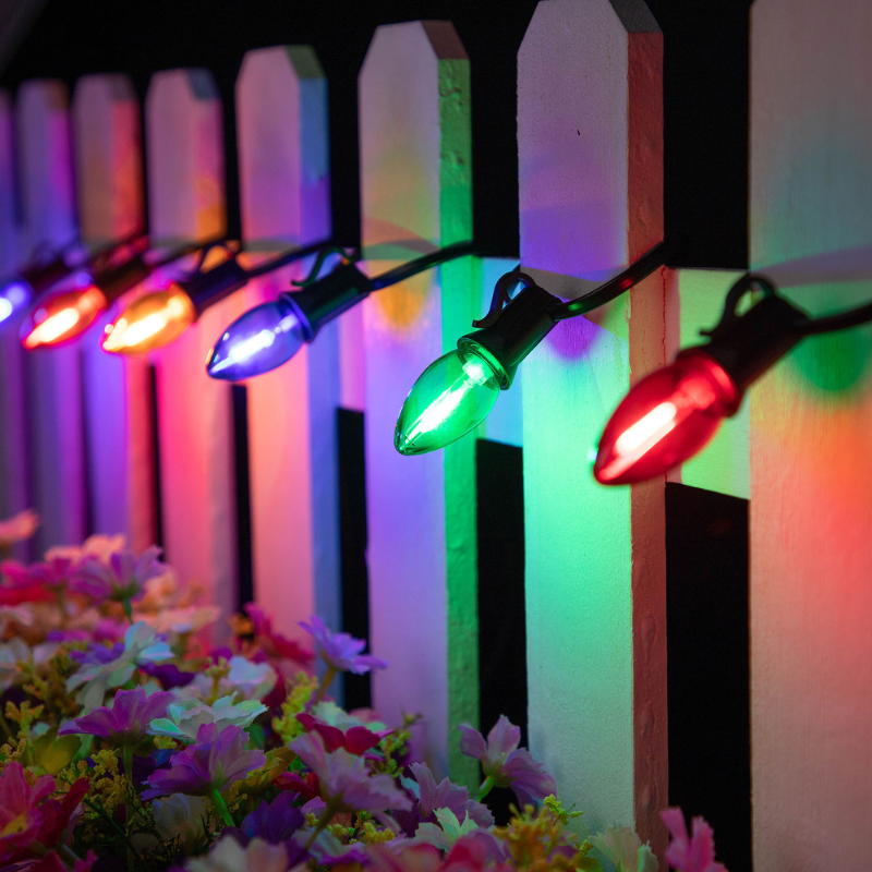 Guirlandes d’Extérieur LED Festives, Guirlande Lumineuse