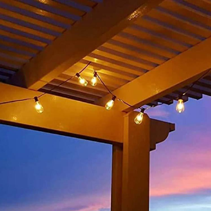 Guirlandes d’Extérieur LED Style Industriel, Guirlande Lumineuse