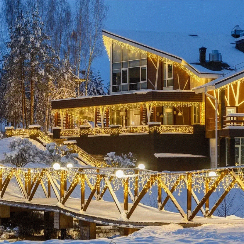 Guirlandes d’Extérieur Rideau Lumineux, Guirlande Lumineuse