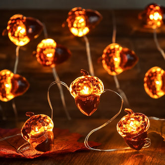 Guirlandes d’Intérieur Glands Lumineux LED, guirlande chaude en forme de glands