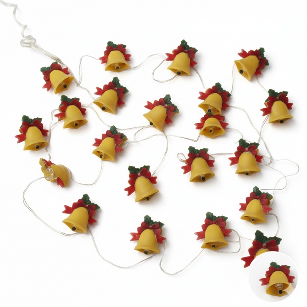 Guirlandes de Noël LED Cloches