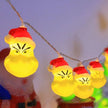 Guirlandes de Noël LED Grinch, Guirlande Lumineuse