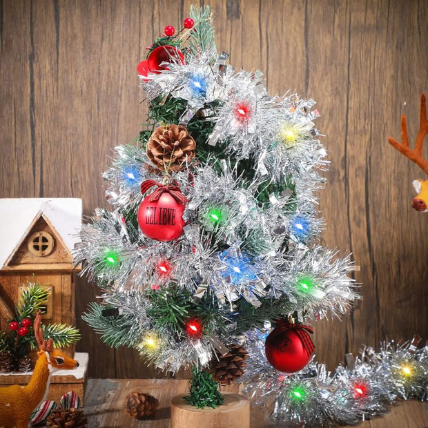 Guirlandes de Noël Épaisse avec Lumières, Guirlandes Lumineuses