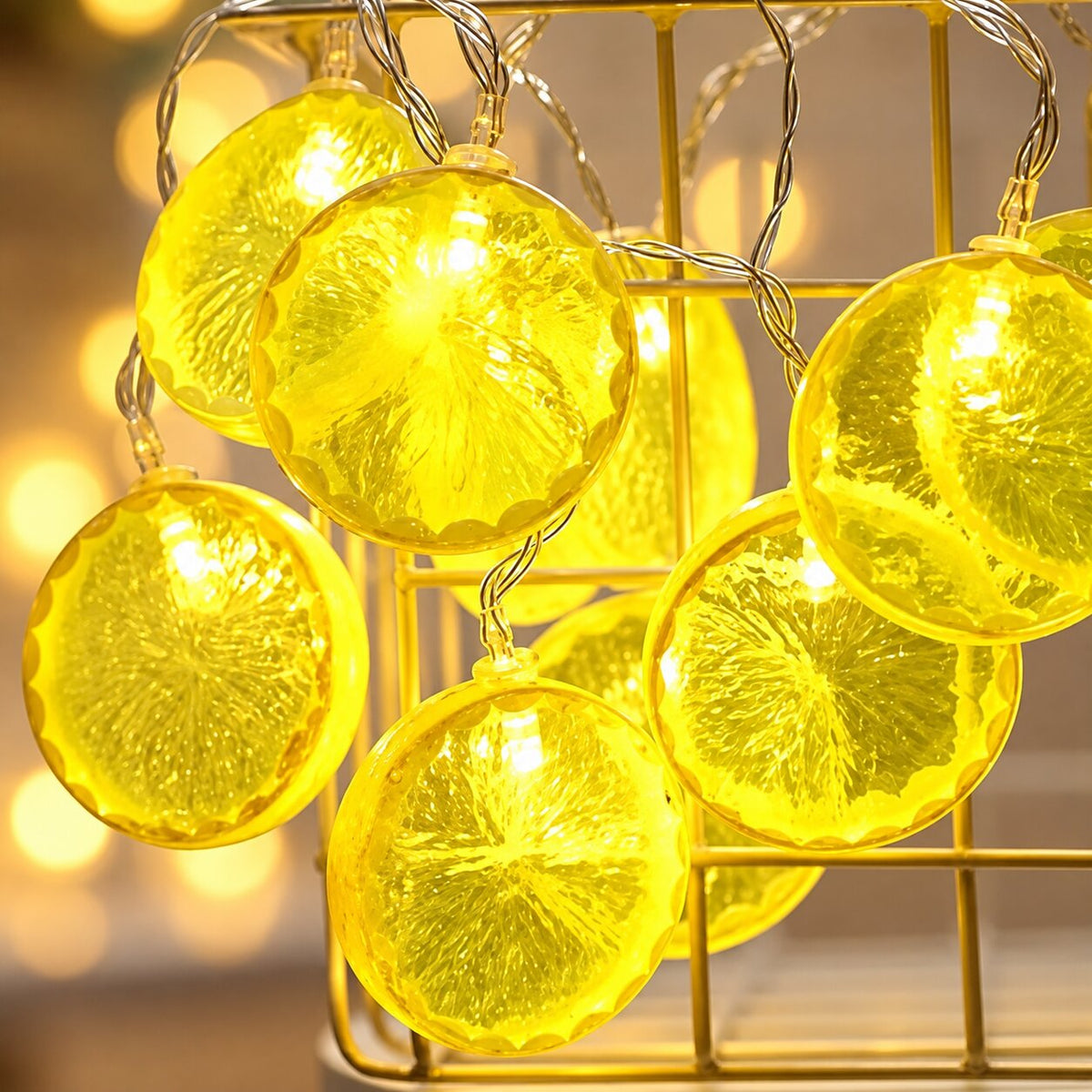 Guirlandes d’Intérieur LED Citron Lumineux