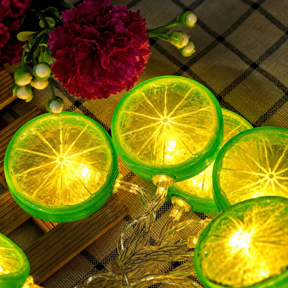 Guirlandes d’Intérieur LED Citron Lumineux