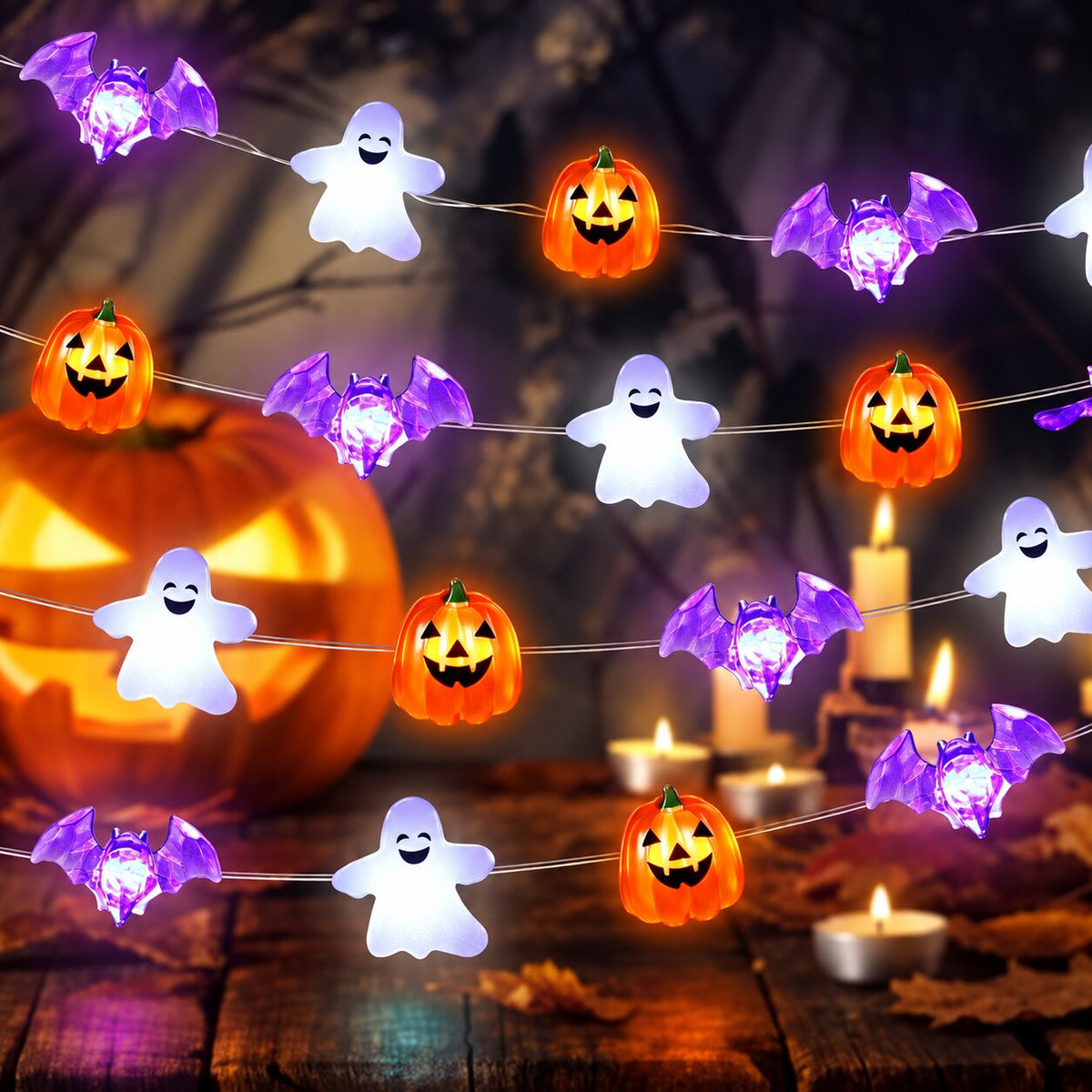 Guirlandes d’Intérieur LED Halloween