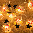 Guirlandes de Noël LED Bonhomme de Neige
