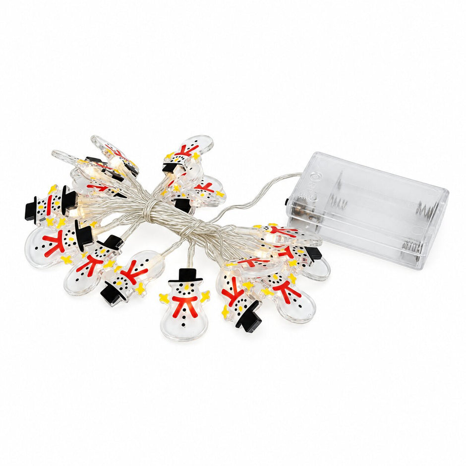 Guirlandes de Noël LED Bonhomme de Neige