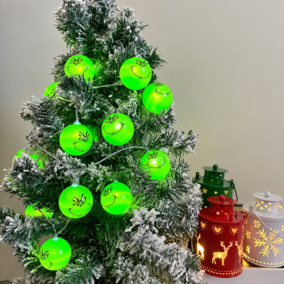 Guirlandes de Noël LED Grinch