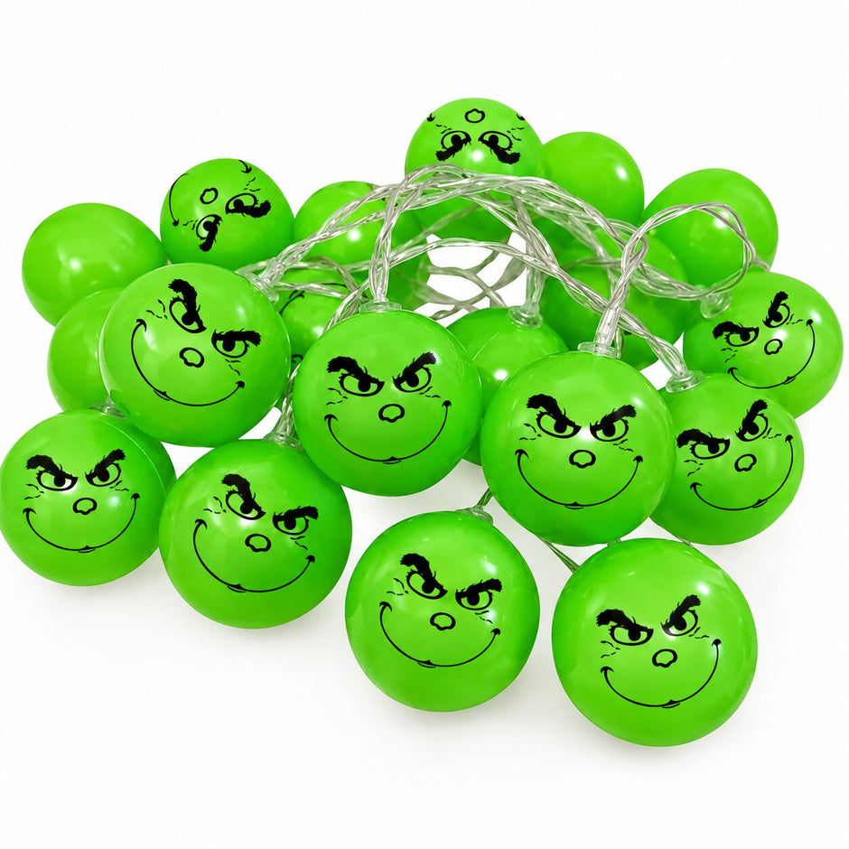 Guirlandes de Noël LED Grinch