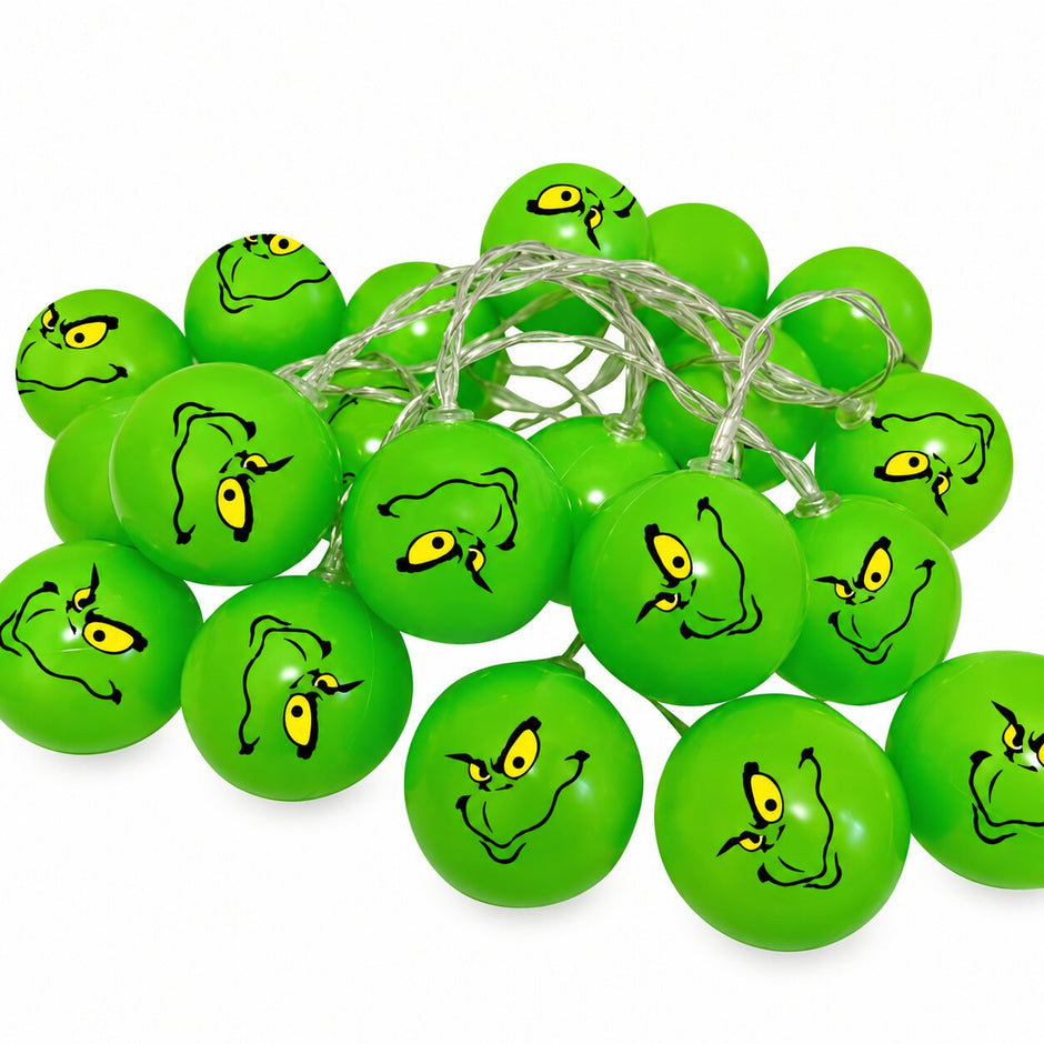 Guirlandes de Noël LED Grinch