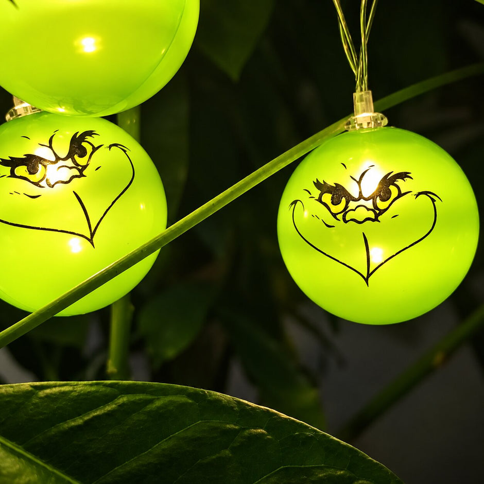 Guirlandes de Noël LED Grinch
