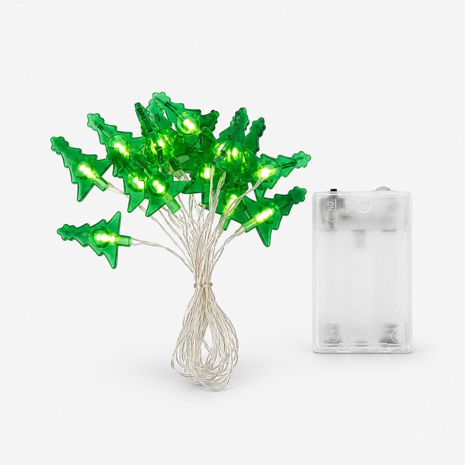 Guirlandes de Noël LED Sapins Verts