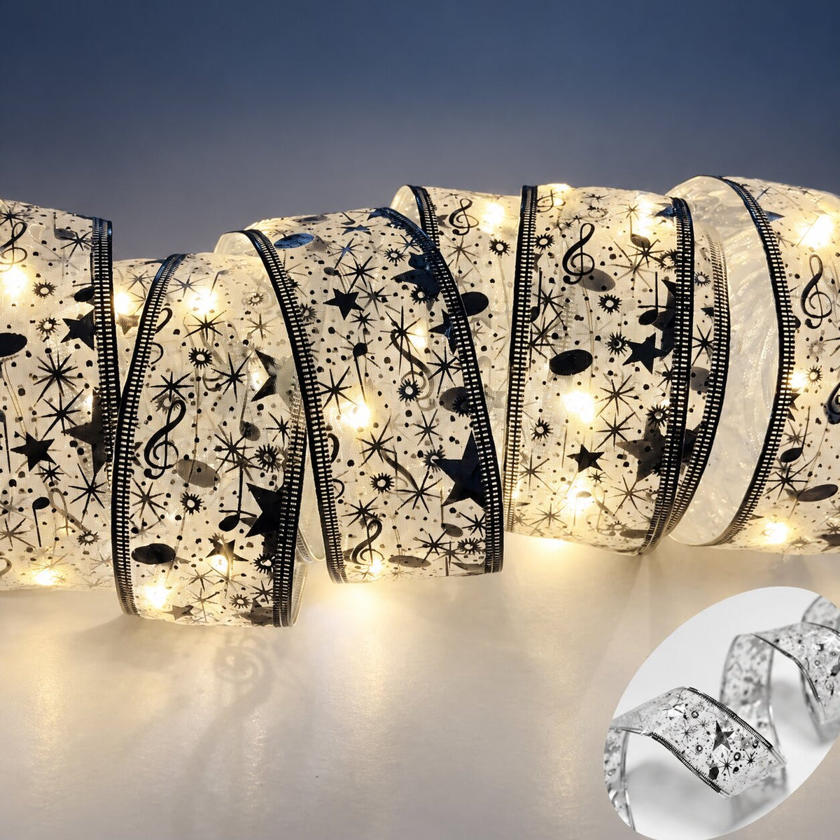 Guirlandes de Noël en Ruban LED