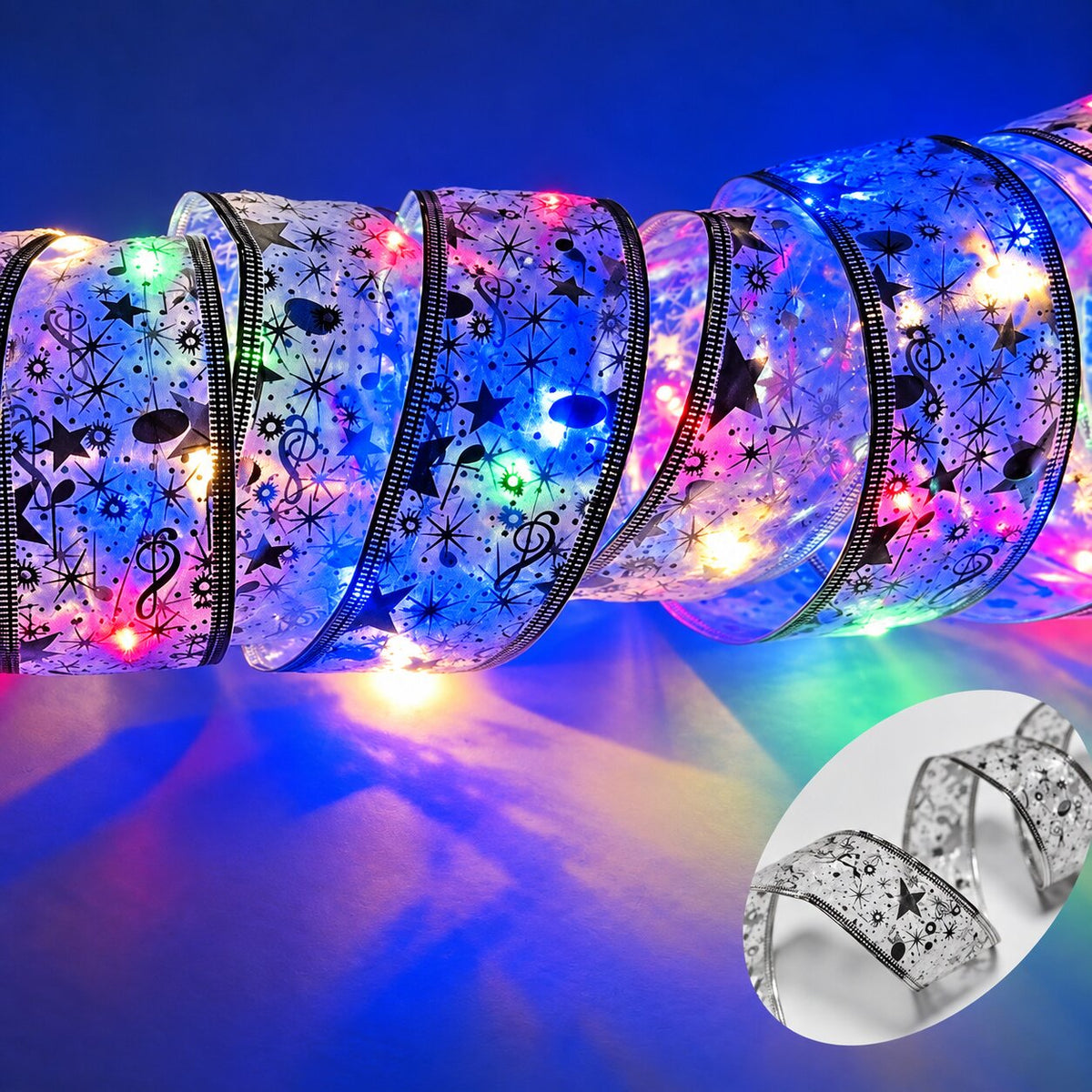 Guirlandes de Noël en Ruban LED