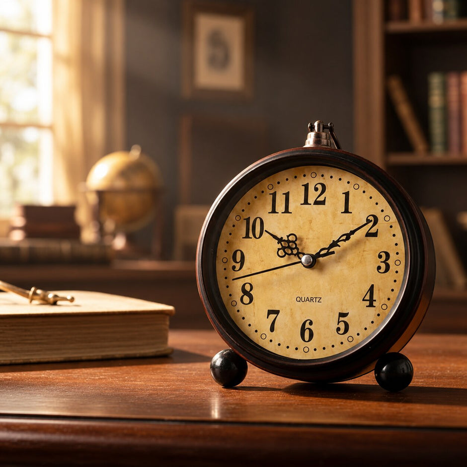 Horloge Rétro En Métal