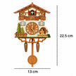 Horloge Coucou Murale En Bois Style Chalet Avec Pendule