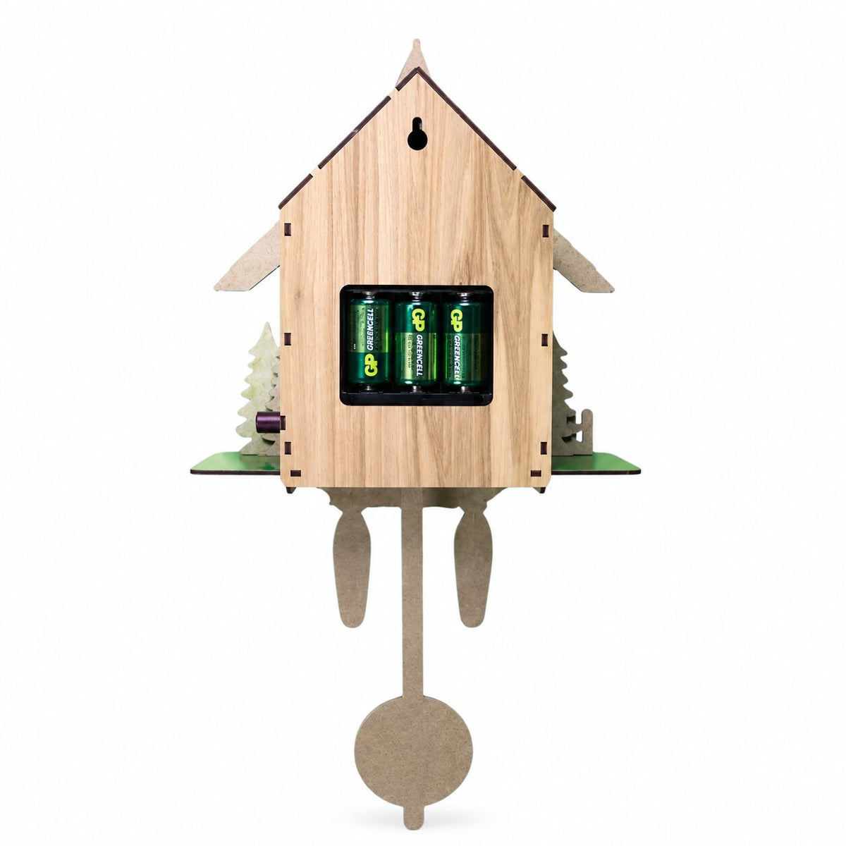 Horloge Coucou Murale En Bois Style Chalet Avec Pendule
