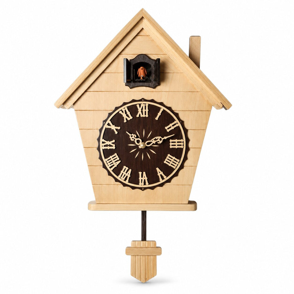 Horloge Coucou Traditionnelle en Bois Massif