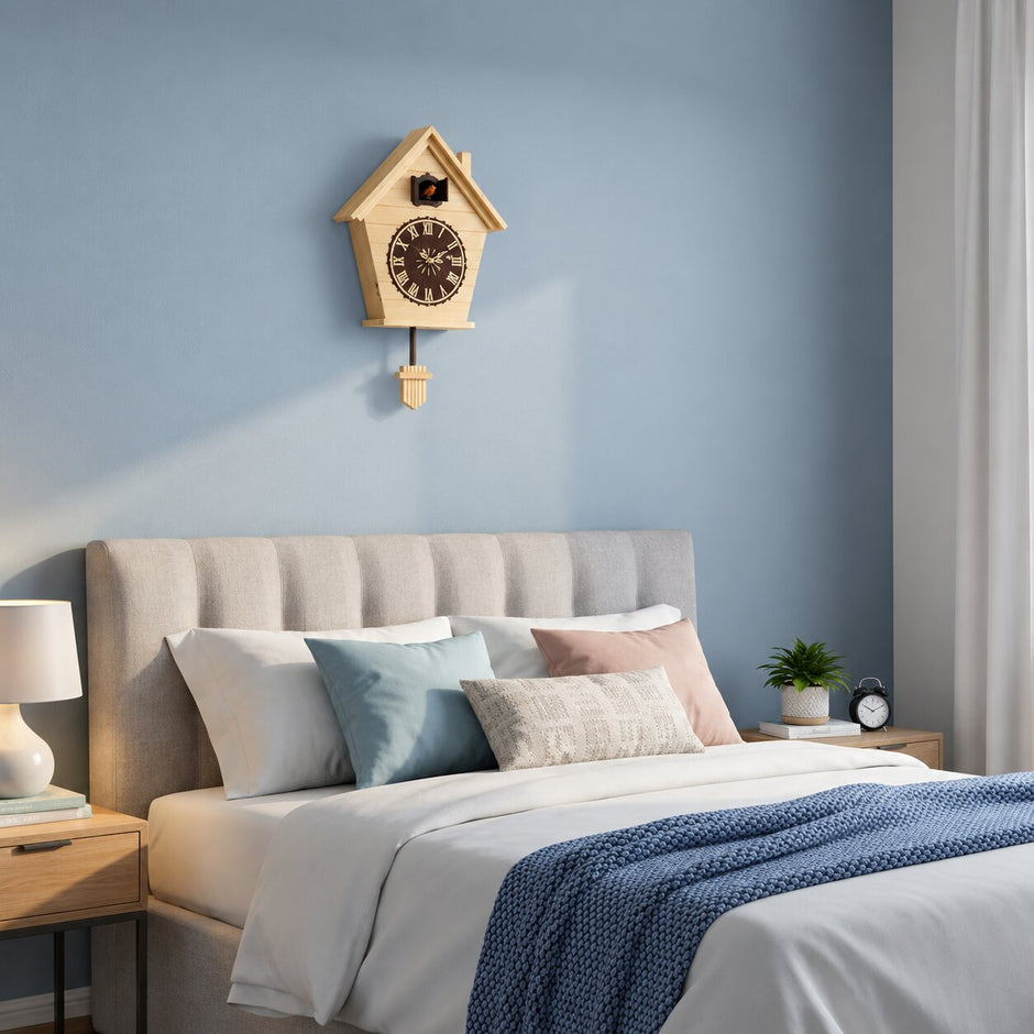 Horloge Coucou Traditionnelle en Bois Massif