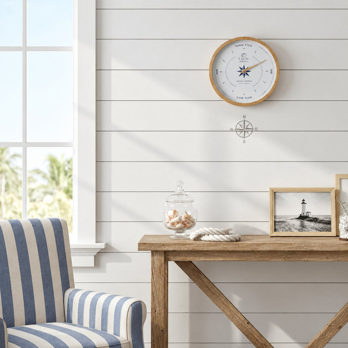 Horloge Des Marées Avec Indicateur Marin