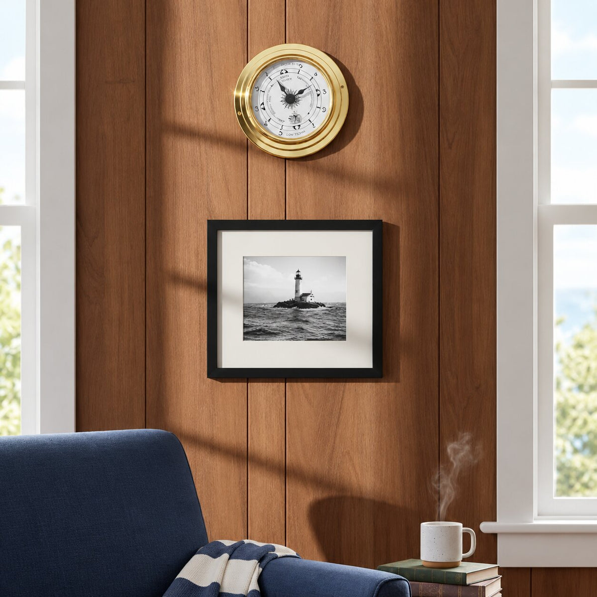 Horloge Des Marées Nautique Vintage