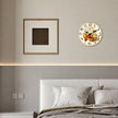 Horloge En Bois Décorative Avec Illustration Cuisine Méditerranéenne