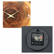 Horloge En Bois Murale Avec Effet Tranche De Bois Naturel