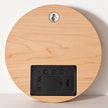 Horloge Murale Numérique LED Effet Bois