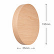 Horloge Murale Numérique LED Effet Bois