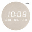 Horloge Murale Numérique LED Ronde