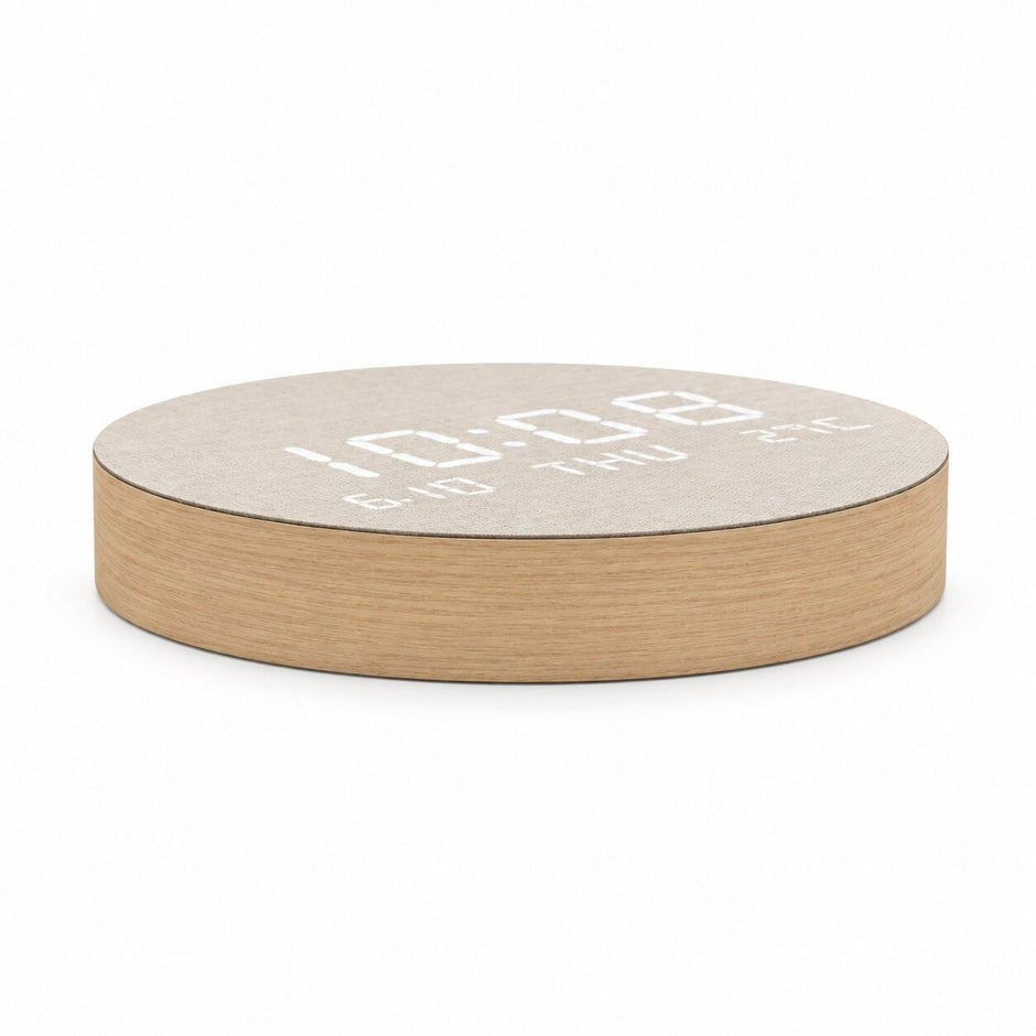 Horloge Murale Numérique LED Ronde
