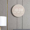 Horloge Murale Numérique LED Ronde