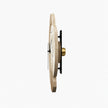 Horloge Murale en Bois au Design Lunaire