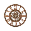 Horloge Ancienne Murale Avec Engrenages Apparents Et Chiffres Romains
