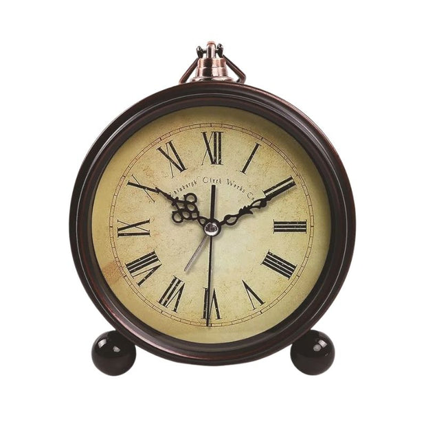 Horloge Ancienne Rétro Avec Cadran Patiné Classique