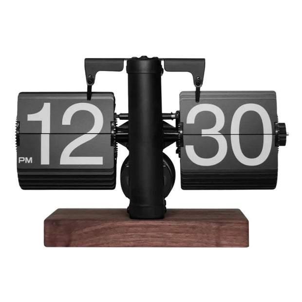 Horloge Ancienne Rétro À Volets Rabattables Style Flip Mécanique